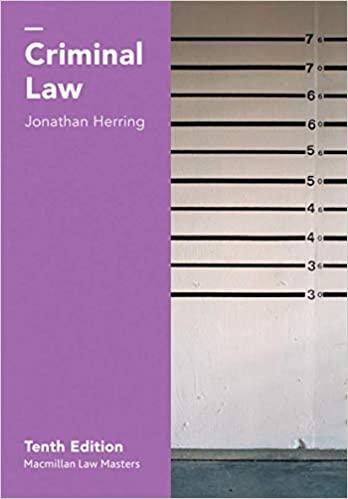 criminal law 10th edition jonathan herring 1137604573, 978-1137604576