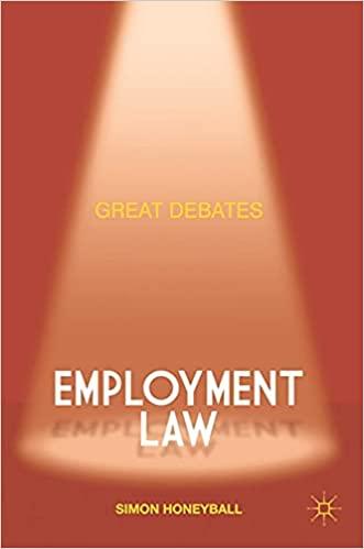 great debates in employment law 1st edition simon honeyball 023027840x, 978-0230278400