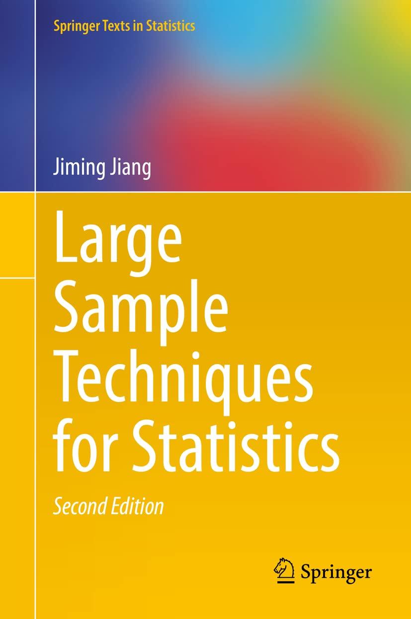 large sample techniques for statistics 2nd edition jiming jiang 3030916944, 9783030916947