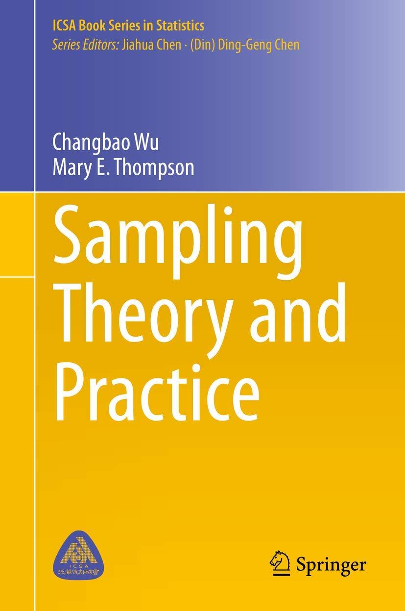 sampling theory and practice 1st edition changbao wu, mary e. thompson 3030442446, 9783030442446