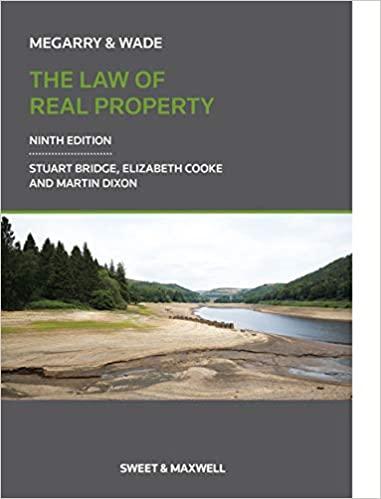 megarry and wade the law of real property 9th edition stuart bridge, elizabeth cooke, martin dixon