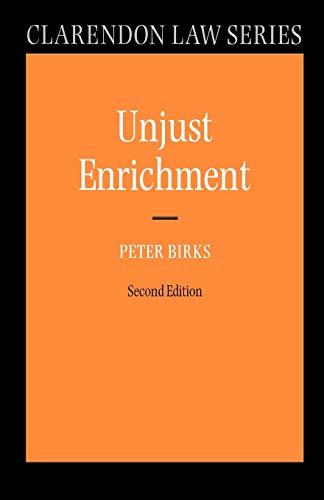 unjust enrichment 2nd edition peter birks 0199276986, 978-0199276981