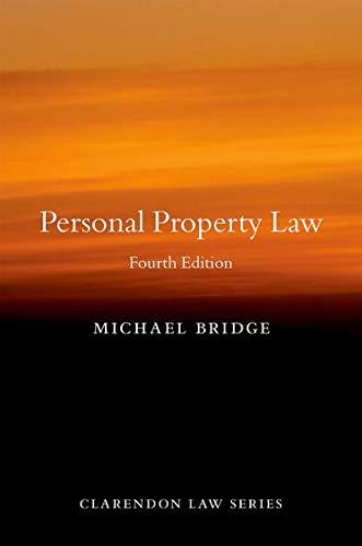 personal property law 4th edition michael bridge 0198743084, 978-0198743088