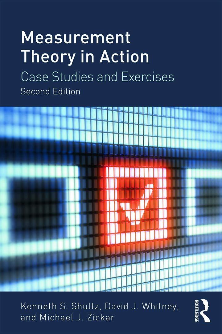 measurement theory in action 2nd edition david whitney, kenneth s shultz, michael j zickar 0415644798,