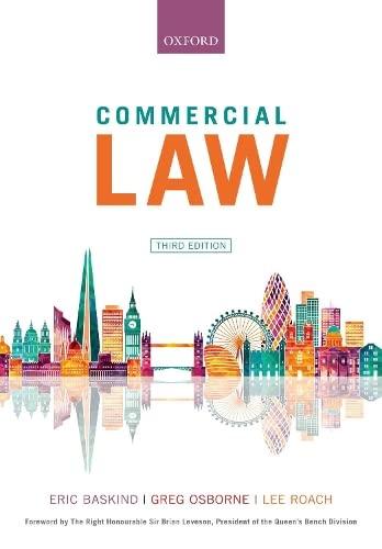 commercial law 3rd edition eric baskind, greg osborne, lee roach 0198825978, 978-0198825975