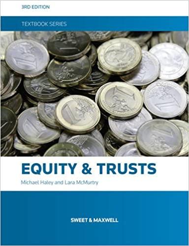 equity and trusts 3rd edition michael haley, lara mcmurtry 0414046161, 978-0414046160