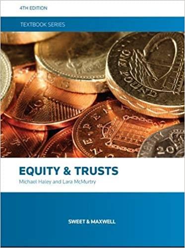equity and trusts 4th edition michael haley, lara mcmurtry 0414031547, 978-0414031548