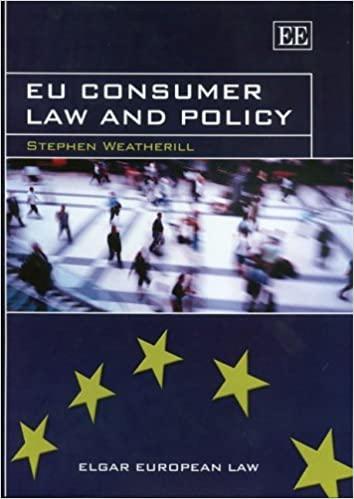 eu consumer law and policy 1st edition stephen weatherill 1845428676, 978-1845428679