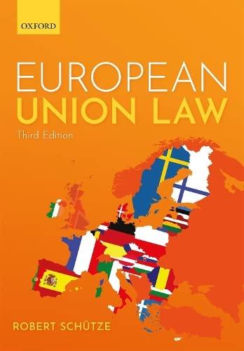 european union law 3rd edition robert schütze 0198864663, 978-0198864660