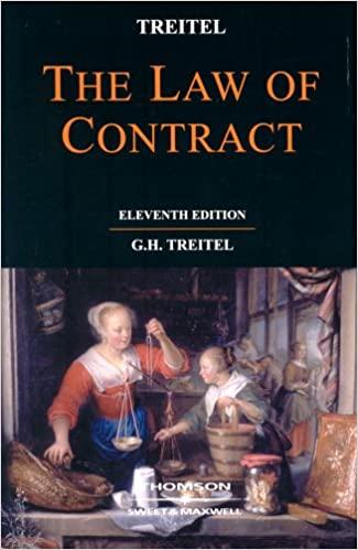 treitel on the law of contract 11th edition edwin peel, g. h. treitel 042178850x, 978-0421788503