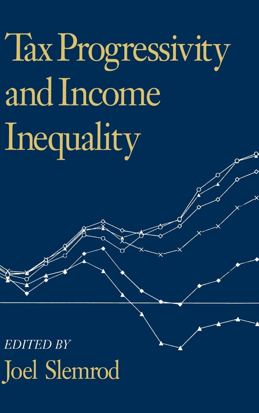 tax progressivity and income inequality 1st edition joel slemrod 0521465435, 9780521465434