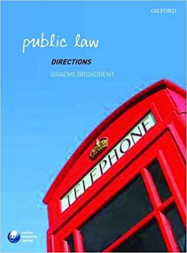public law directions 1st edition graeme broadbent 0199289727, 978-0199289721