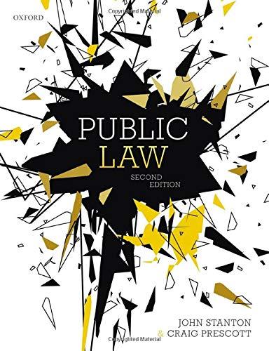 public law 2nd edition john stanton, craig prescott 0198852274, 978-0198852278