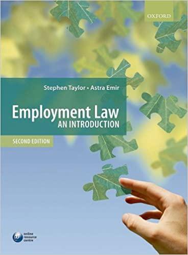 employment law an introduction 2nd edition stephen taylor, astra emir 0199543925, 978-0199543922