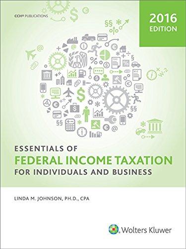 essentials of federal income taxation for individuals and business 2016 edition linda m. johnson 0808041568,