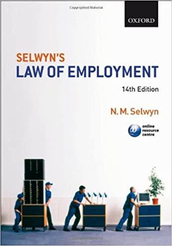 selwyns law of employment 14th edition norman selwyn 0199287309, 978-0199287307