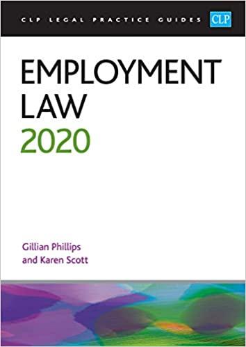 employment law 2020 2020 edition gillian phillips, karen scott 191322628x, 978-1913226282