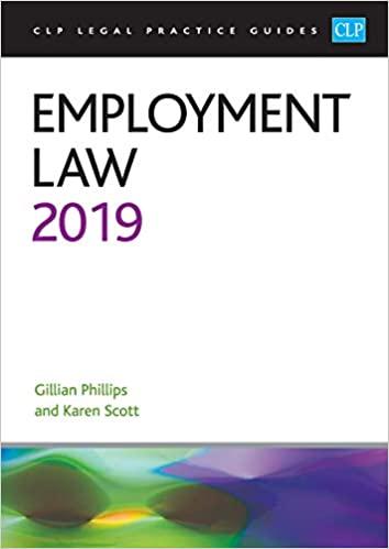 employment law 2019 2019 edition gillian phillips, karen scott 1912363712, 978-1912363711