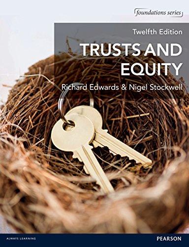 trusts and equity 12th edition richard edwards 1292017058, 978-1292017051