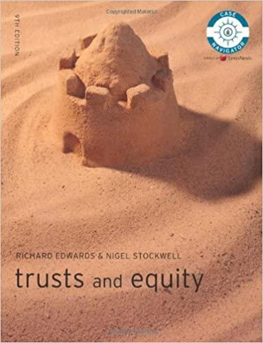 trusts and equity 9th edition richard edwards, nigel stockwell 1408256398, 978-1408256398