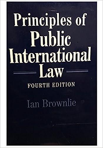 principles of public international law 4th edition ian brownlie 0198256396, 978-0198256397