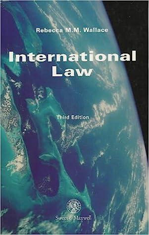 international law 3rd edition rebecca wallace 0421535709, 978-0421535701