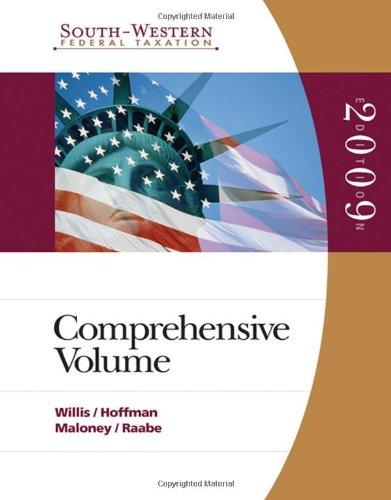 south western federal taxation comprehensive 2009 32nd edition eugene willis, william h. hoffman, david m.
