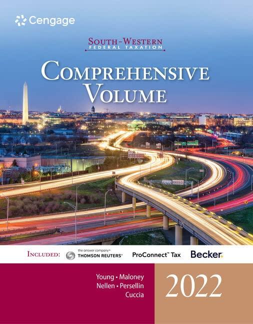 south western federal taxation 2022 comprehensive 45th edition james c. young, david m. maloney, annette