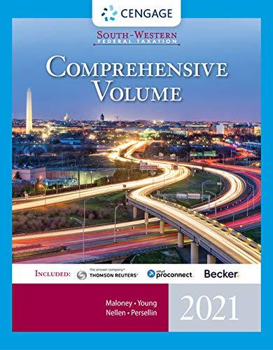 south western federal taxation 2021 comprehensive 44th edition david m. maloney, james c. young, annette