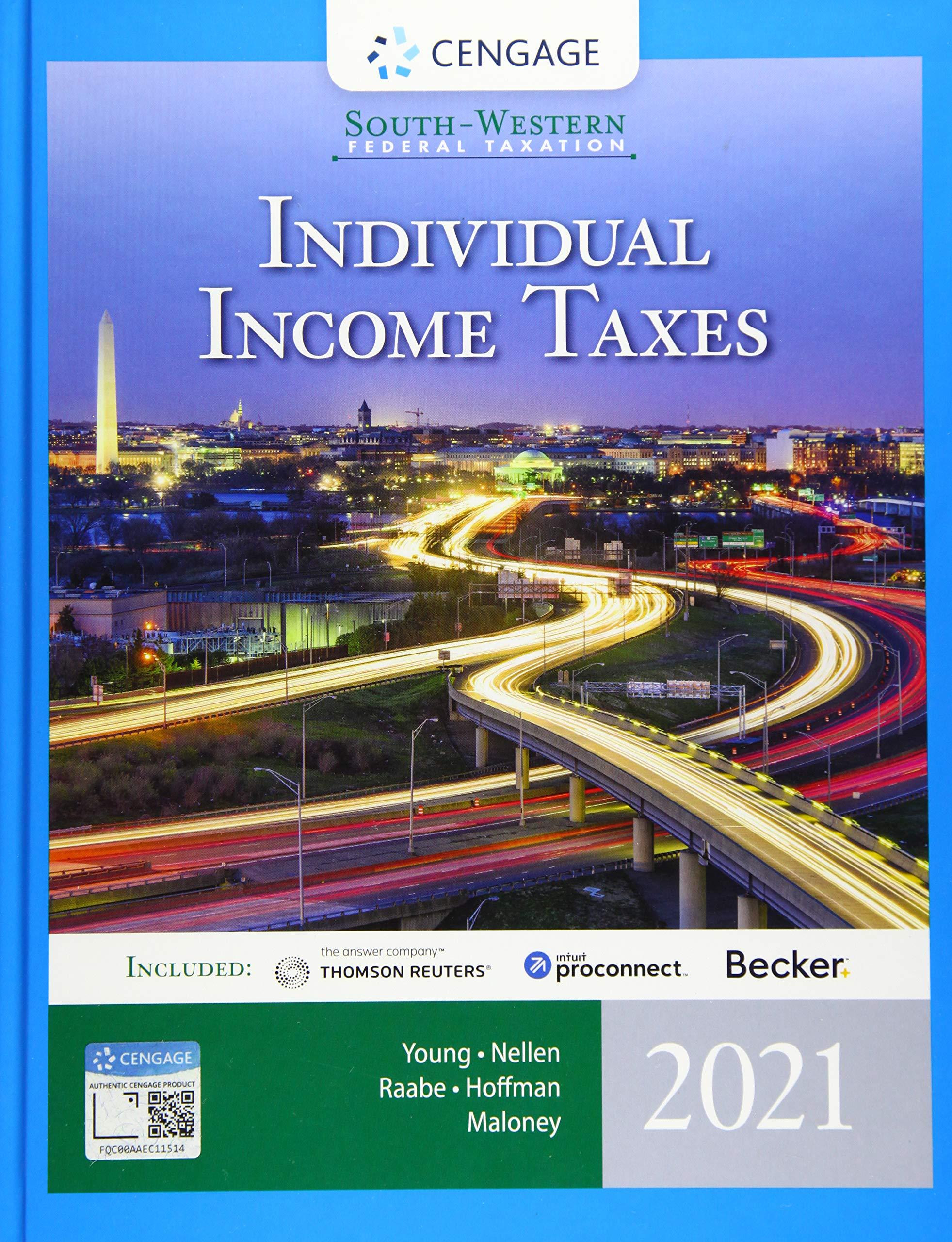 south western federal taxation 2021 individual income taxes 44th edition james c. young, annette nellen,