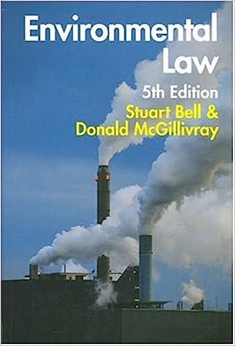 environmental law 5th edition stuart bell, donald mcgillivray 185431887x, 978-1854318879