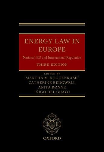 energy law in europe national eu and international regulation 3rd edition martha roggenkamp, catherine