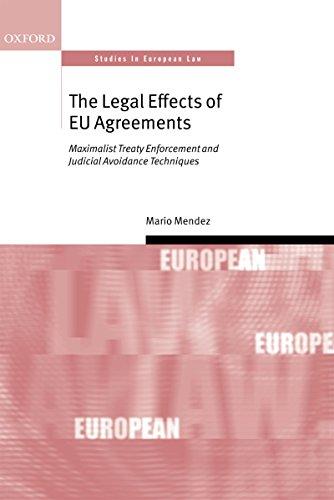 the legal effects of eu agreements 1st edition mario mendez 0199606617, 978-0199606610