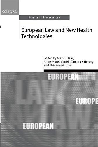 european law and new health technologies 1st edition mark l flear, anne-maree farrell, tamara k hervey,