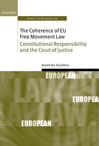 the coherence of eu free movement law constitutional responsibility and the court of justice 1st edition