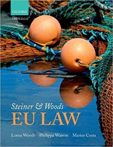 steiner and woods eu law 13th edition lorna woods, philippa watson, marios costa 0198795610, 978-0198795612