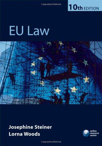 eu law 10th edition josephine steiner, lorna woods 0199219079, 978-0199219070