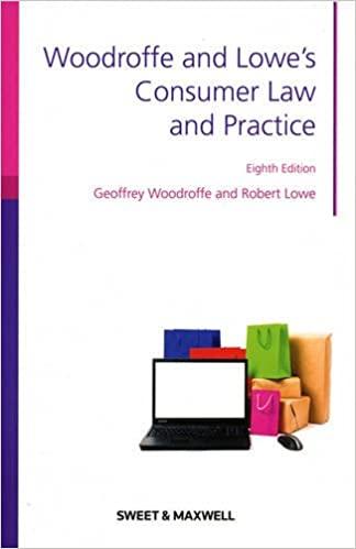 woodroffe and lowes consumer law and practice 8th edition geoffrey woodroffe, robert lowe 0414042409,