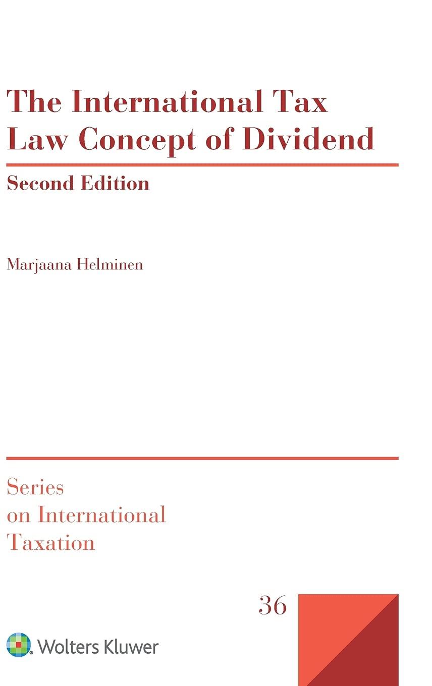 the international tax law concept of dividend 2nd edition marjaana helminen 9041183949, 9789041183941