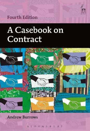 a casebook on contract 4th edition andrew burrows 1849464464, 978-1849464468