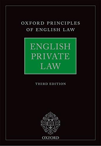 english private law 3rd edition andrew burrows 0199661774, 978-0199661770