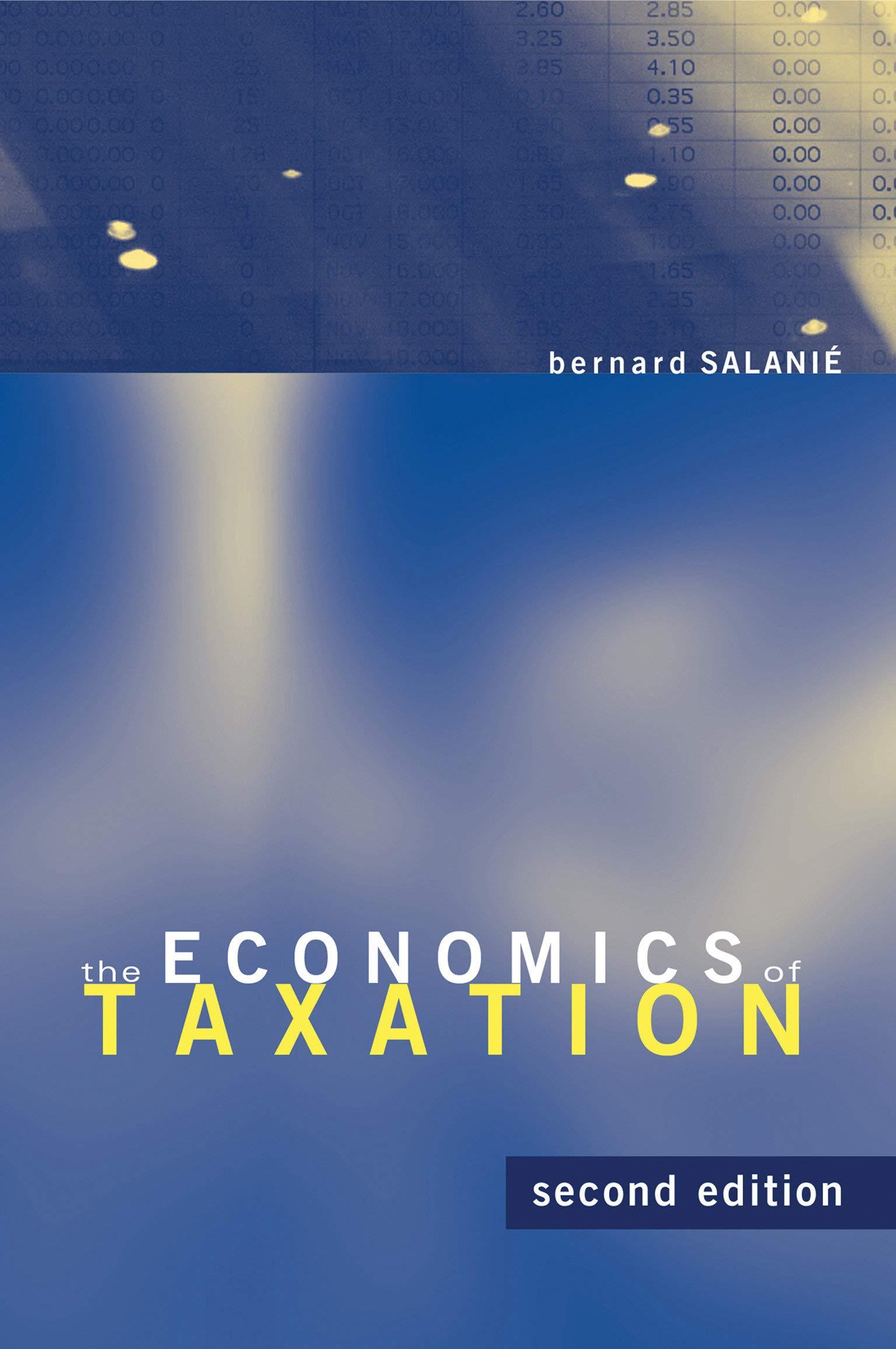 the economics of taxation 2nd edition bernard salanie 0262016346, 9780262016346