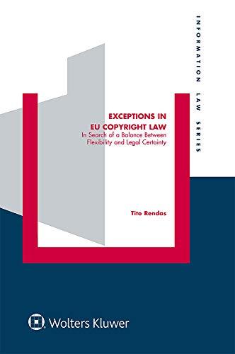 exceptions in eu copyright law 1st edition tito rendas 9403523956, 978-9403523958