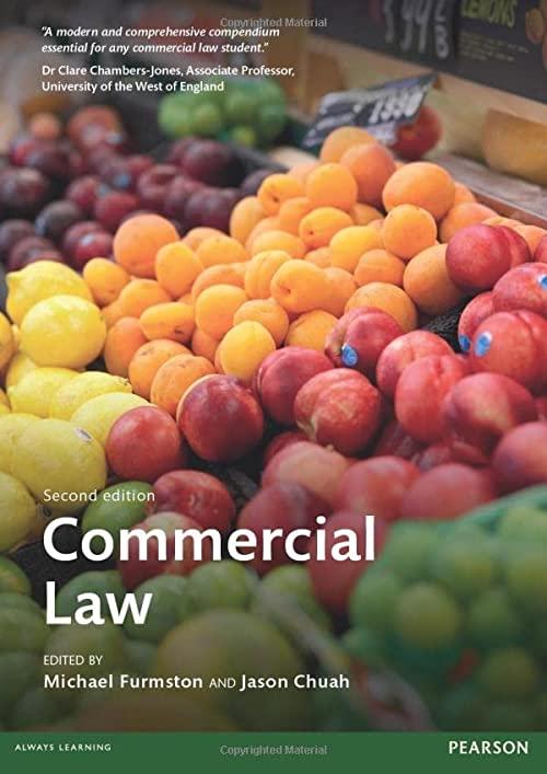 commercial law 2nd edition jason chuah, michael furmston 1447904478, 978-1447904472