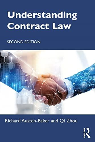 understanding contract law 2nd edition richard austen-baker, qi zhou 0367748088, 978-0367748081