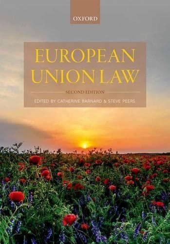 european union law 2nd edition catherine barnard, steve peers 0198789130, 978-0198789130