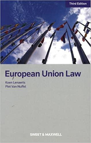 european union law 3rd edition koen lenaerts, piet van nuffel, robert bray, nathan cambien 1847037437,