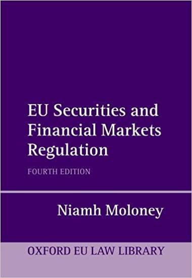 eu securities and financial markets regulation 4th edition niamh moloney 0198844875, 978-0198844877