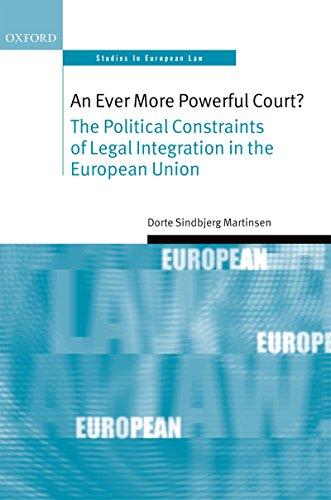 An Ever More Powerful Court? The Political Constraints Of Legal Integration In The European Union