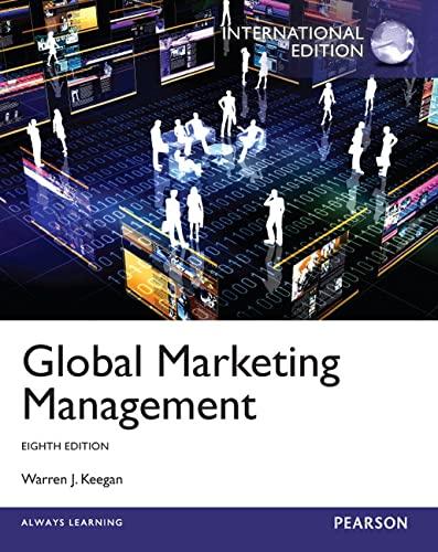 global marketing management 8th international edition warren j. keegan 8131730913, 9780273768685